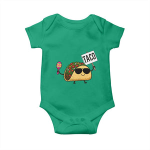 Tacos Lovers Baby Onesie Mexican Food Lover Gift TS12 Irish Green Print Your Wear