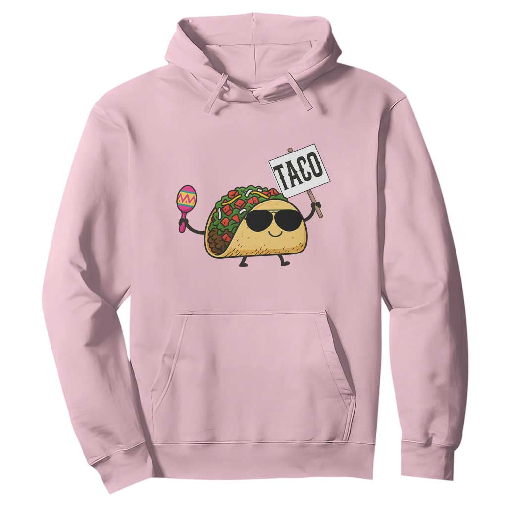 Tacos Lovers Hoodie Mexican Food Lover Gift TS12 Light Pink Print Your Wear