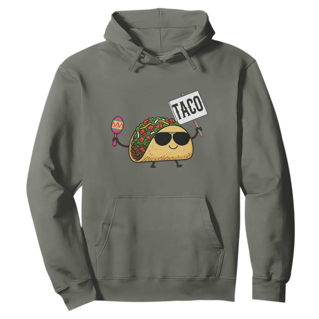 Tacos Lovers Hoodie Mexican Food Lover Gift TS12 Military Green Print Your Wear