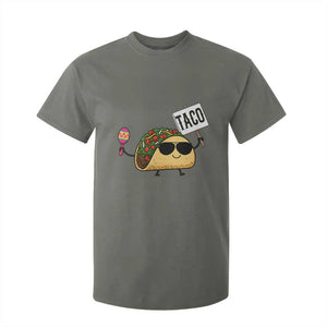 Tacos Lovers T Shirt For Kid Mexican Food Lover Gift TS12 Military Green Print Your Wear
