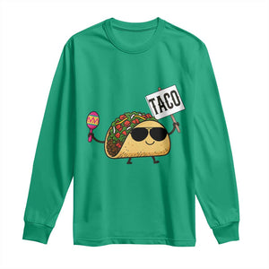 Tacos Lovers Long Sleeve Shirt Mexican Food Lover Gift TS12 Irish Green Print Your Wear
