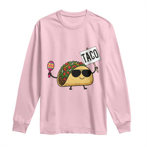 Tacos Lovers Long Sleeve Shirt Mexican Food Lover Gift TS12 Light Pink Print Your Wear