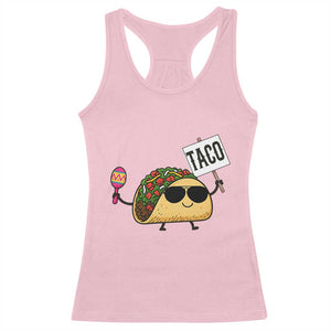 Tacos Lovers Racerback Tank Top Mexican Food Lover Gift TS12 Light Pink Print Your Wear