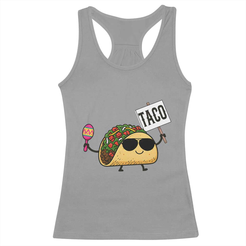 Tacos Lovers Racerback Tank Top Mexican Food Lover Gift TS12 Sport Gray Print Your Wear