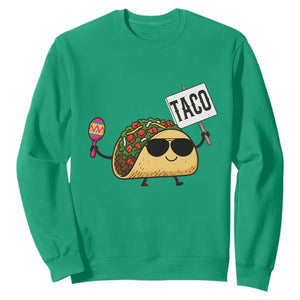 Tacos Lovers Sweatshirt Mexican Food Lover Gift TS12 Irish Green Print Your Wear