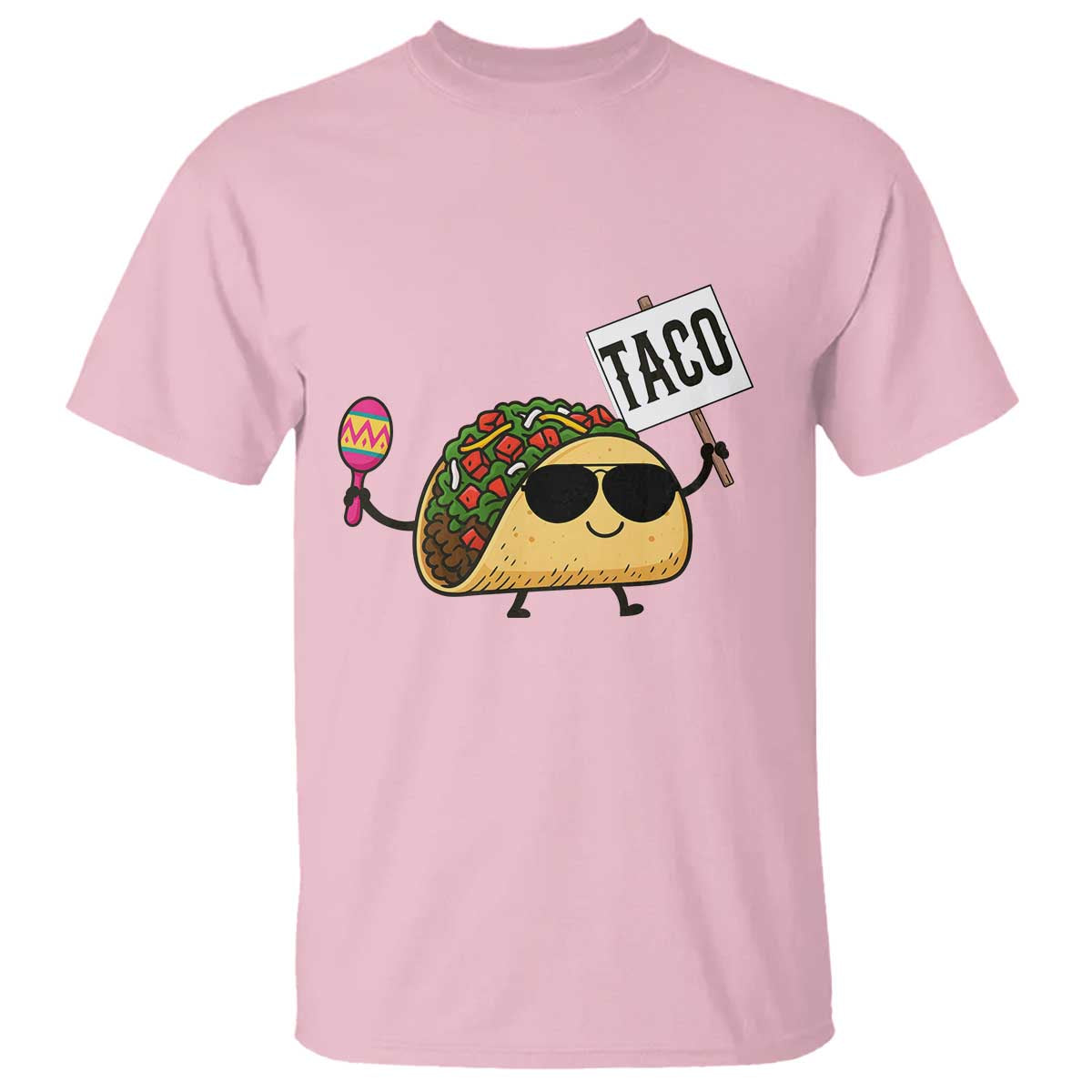 Tacos Lovers T Shirt Mexican Food Lover Gift TS12 Light Pink Print Your Wear