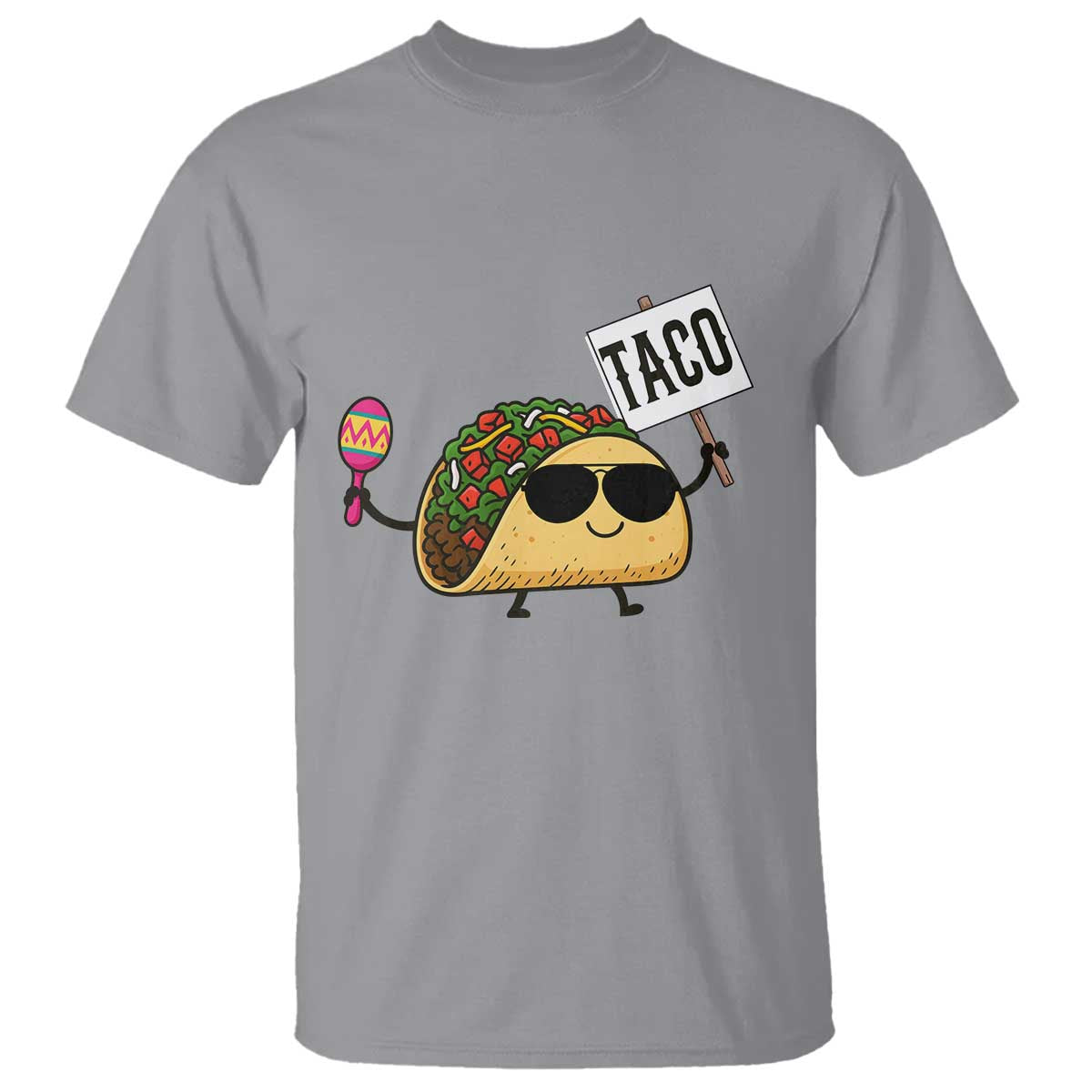 Tacos Lovers T Shirt Mexican Food Lover Gift TS12 Sport Gray Print Your Wear