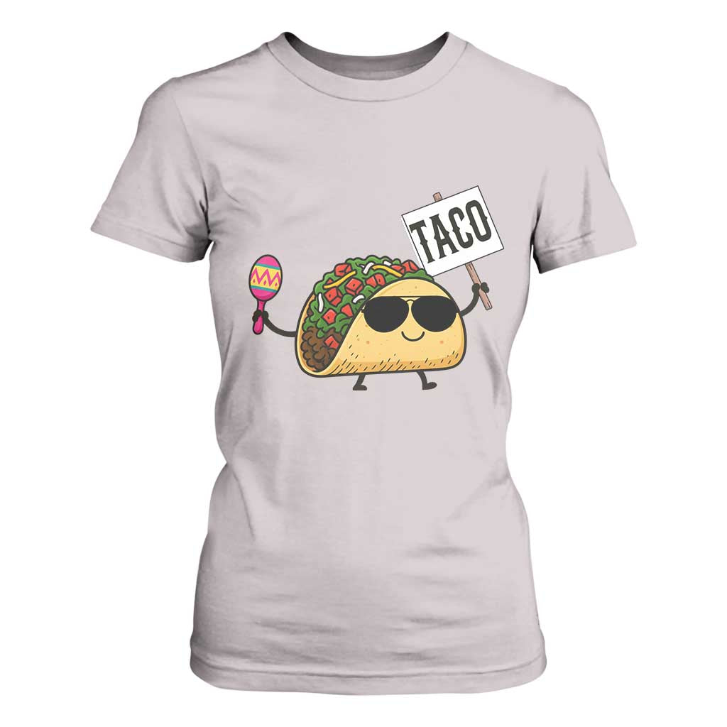 Tacos Lovers T Shirt For Women Mexican Food Lover Gift TS12 Ice Gray Print Your Wear
