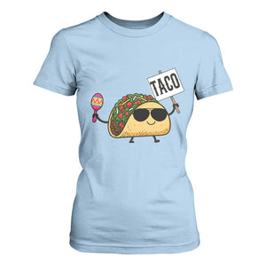 Tacos Lovers T Shirt For Women Mexican Food Lover Gift TS12 Light Blue Print Your Wear