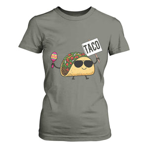 Tacos Lovers T Shirt For Women Mexican Food Lover Gift TS12 Military Green Print Your Wear