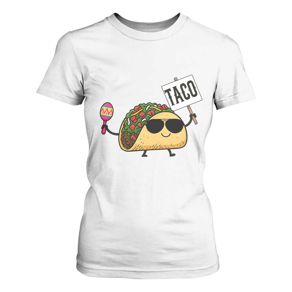 Tacos Lovers T Shirt For Women Mexican Food Lover Gift TS12 White Print Your Wear
