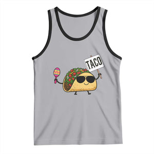 Tacos Lovers Tank Top Mexican Food Lover Gift TS12 Athletic Heather Black Print Your Wear