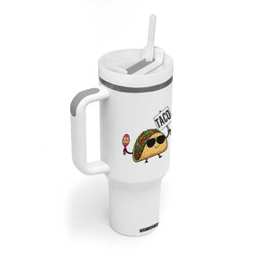 Tacos Lovers Tumbler With Handle Mexican Food Lover Gift TS12 Print Your Wear