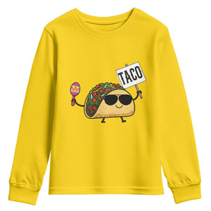 Tacos Lovers Youth Sweatshirt Mexican Food Lover Gift TS12 Daisy Print Your Wear