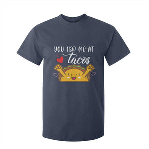 Funny Taco Lover T Shirt For Kid You Had Me At Tacos TS12 Navy Print Your Wear