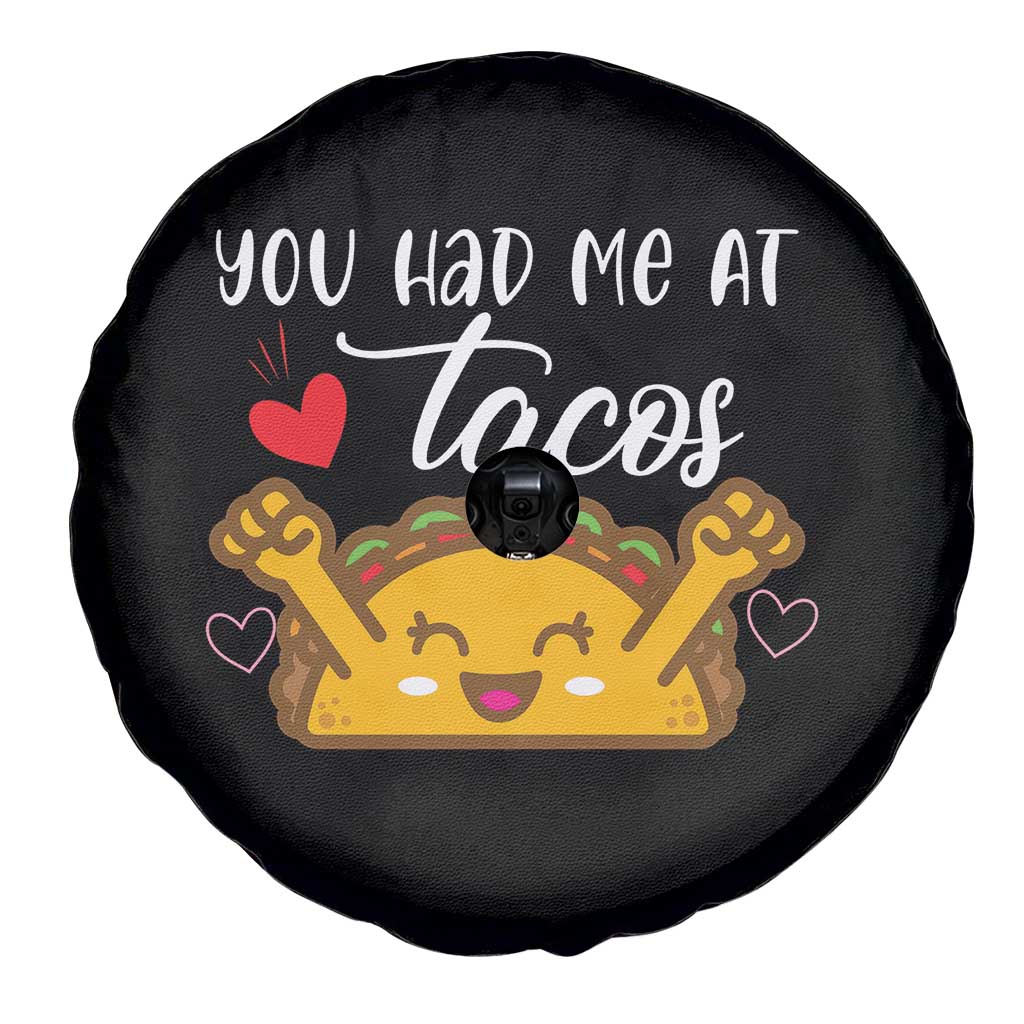 Funny Taco Lover Spare Tire Cover You Had Me At Tacos TS12 Print Your Wear