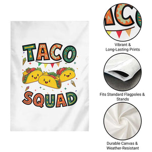 Taco Squad Garden Flag Funny Mexican Food Lovers Gift TS12 Print Your Wear