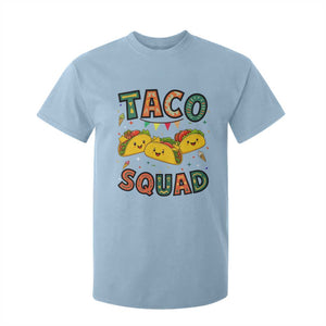 Taco Squad T Shirt For Kid Funny Mexican Food Lovers Gift TS12 Light Blue Print Your Wear