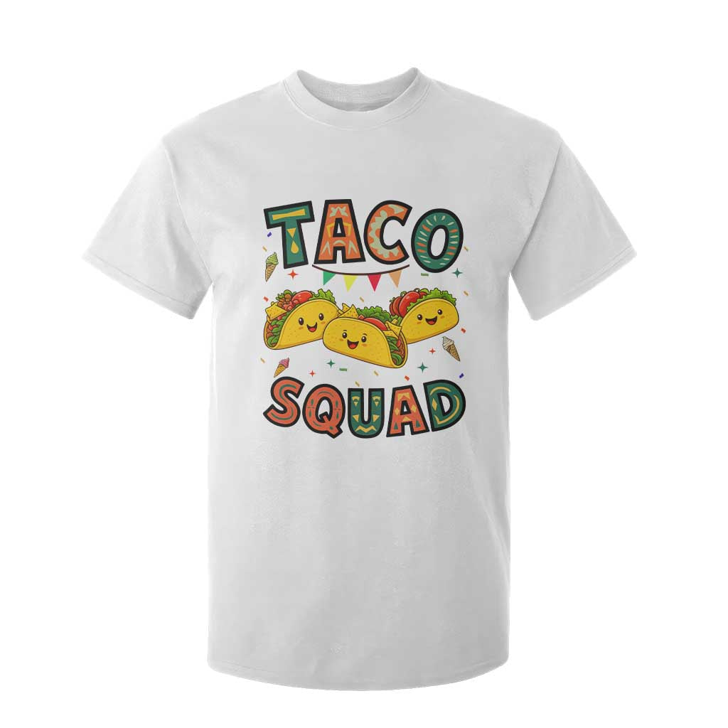 Taco Squad T Shirt For Kid Funny Mexican Food Lovers Gift TS12 White Print Your Wear
