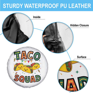 Taco Squad Spare Tire Cover Funny Mexican Food Lovers Gift TS12 Print Your Wear