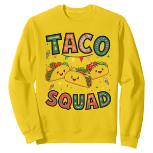 Taco Squad Sweatshirt Funny Mexican Food Lovers Gift TS12 Daisy Print Your Wear