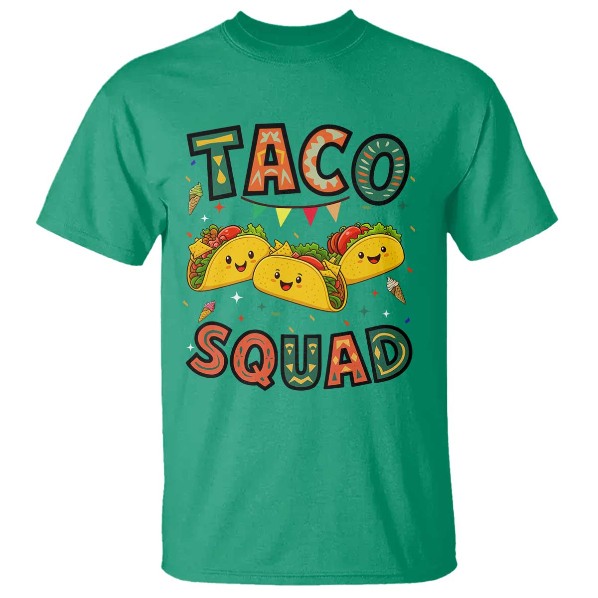 Taco Squad T Shirt Funny Mexican Food Lovers Gift TS12 Irish Green Print Your Wear