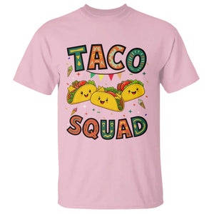 Taco Squad T Shirt Funny Mexican Food Lovers Gift TS12 Light Pink Print Your Wear