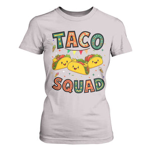 Taco Squad T Shirt For Women Funny Mexican Food Lovers Gift TS12 Ice Gray Print Your Wear