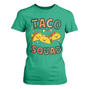 Taco Squad T Shirt For Women Funny Mexican Food Lovers Gift TS12 Irish Green Print Your Wear