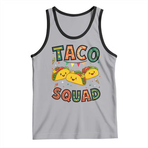 Taco Squad Tank Top Funny Mexican Food Lovers Gift TS12 Athletic Heather Black Print Your Wear