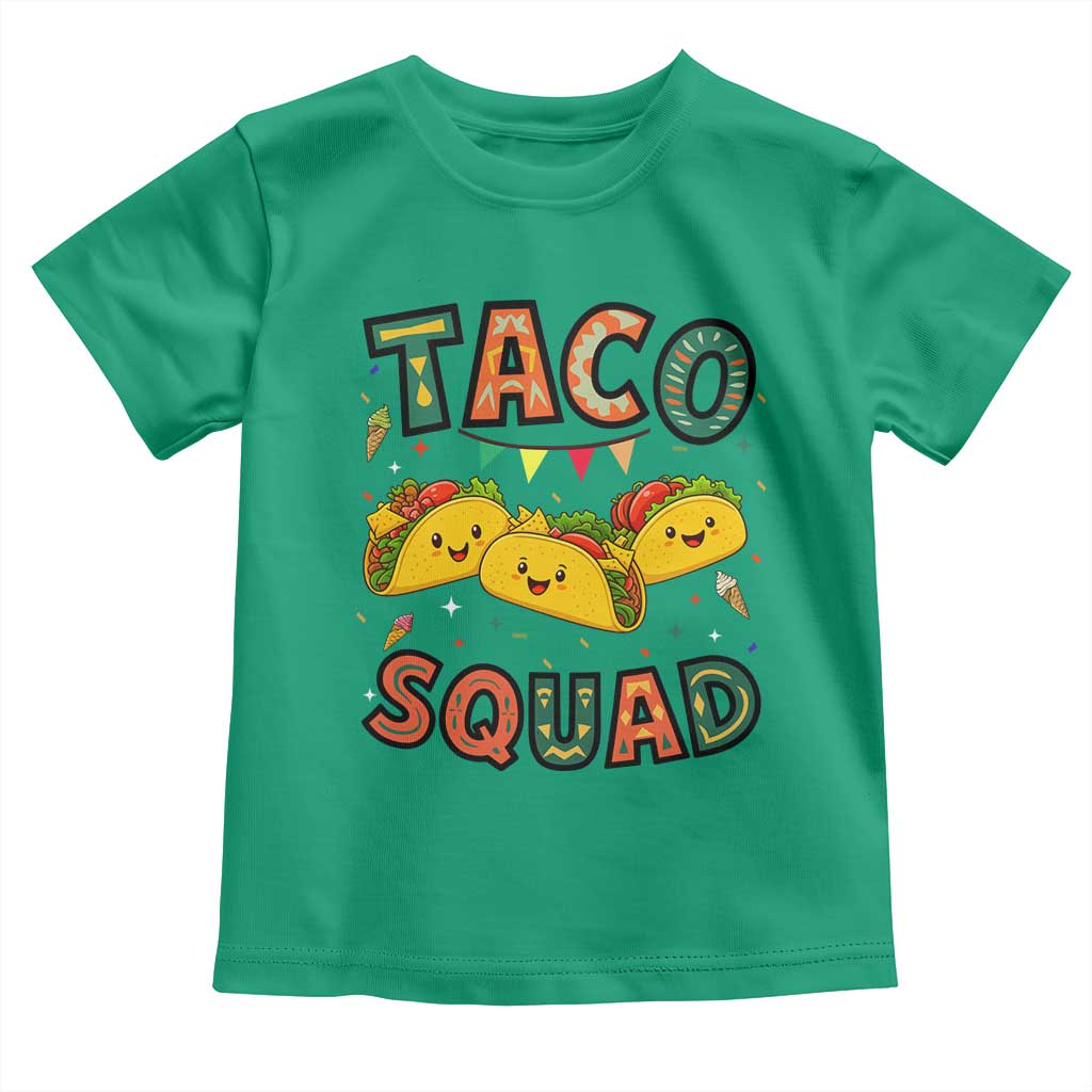 Taco Squad Toddler T Shirt Funny Mexican Food Lovers Gift TS12 Irish Green Print Your Wear