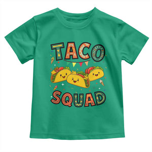 Taco Squad Toddler T Shirt Funny Mexican Food Lovers Gift TS12 Irish Green Print Your Wear