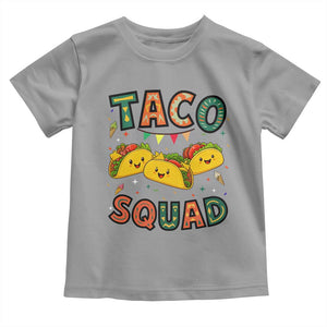 Taco Squad Toddler T Shirt Funny Mexican Food Lovers Gift TS12 Sport Gray Print Your Wear