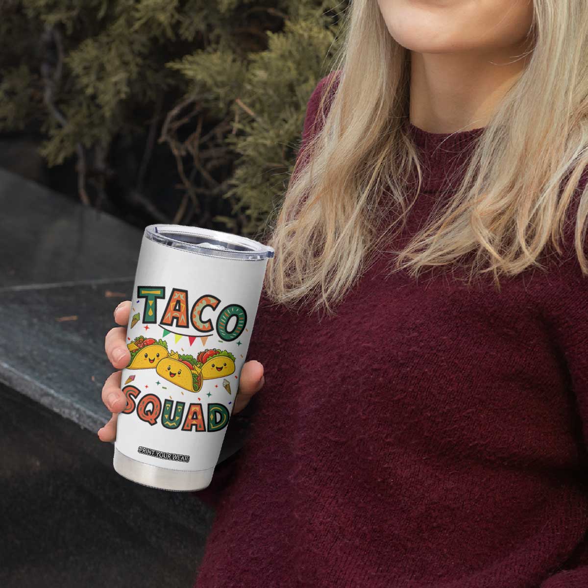 Taco Squad Tumbler Cup Funny Mexican Food Lovers Gift TS12 Print Your Wear