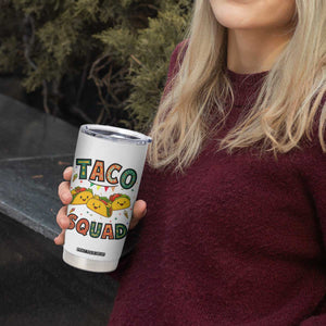 Taco Squad Tumbler Cup Funny Mexican Food Lovers Gift TS12 Print Your Wear