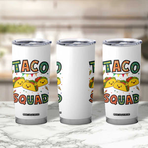 Taco Squad Tumbler Cup Funny Mexican Food Lovers Gift TS12 Print Your Wear