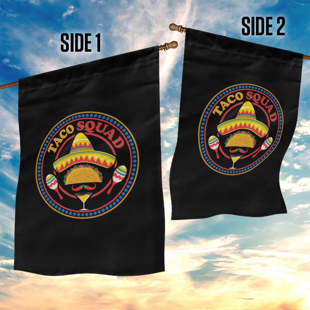 Taco Squad Garden Flag Mexican Food Lovers Gift TS12 Print Your Wear