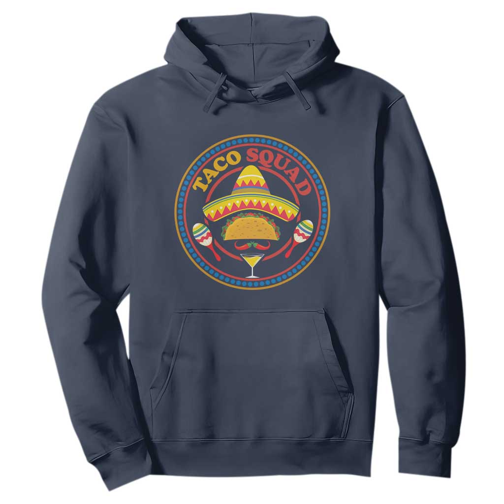 Taco Squad Hoodie Mexican Food Lovers Gift TS12 Navy Print Your Wear