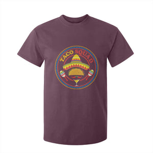 Taco Squad T Shirt For Kid Mexican Food Lovers Gift TS12 Maroon Print Your Wear