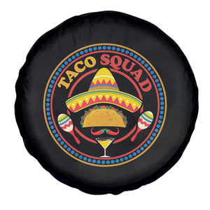 Taco Squad Spare Tire Cover Mexican Food Lovers Gift TS12 Print Your Wear