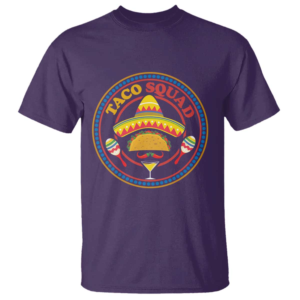 Taco Squad T Shirt Mexican Food Lovers Gift TS12 Purple Print Your Wear