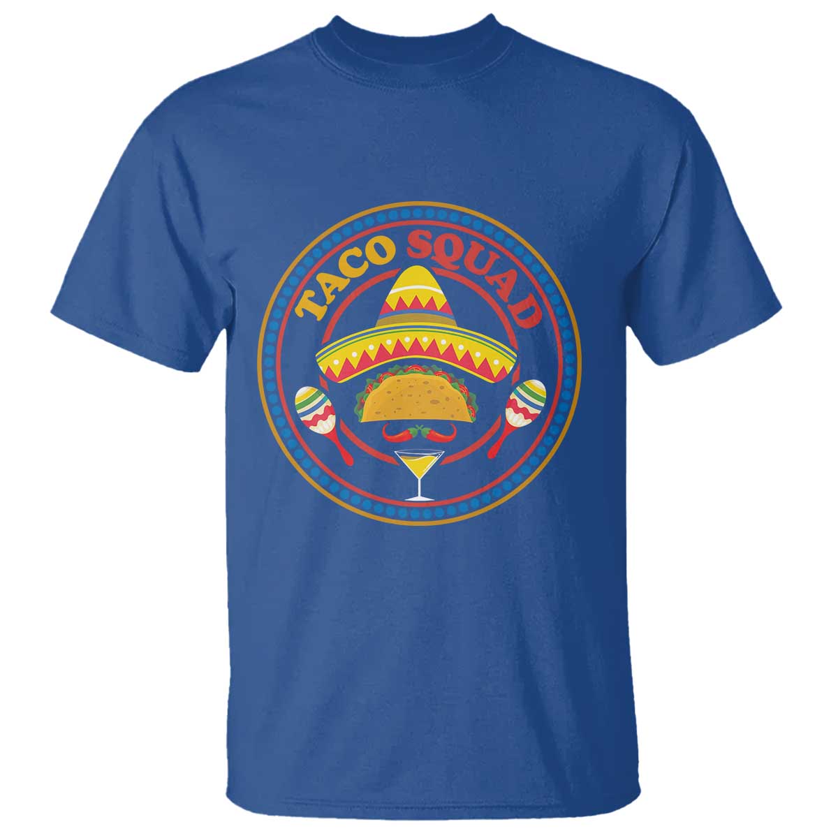 Taco Squad T Shirt Mexican Food Lovers Gift TS12 Royal Blue Print Your Wear