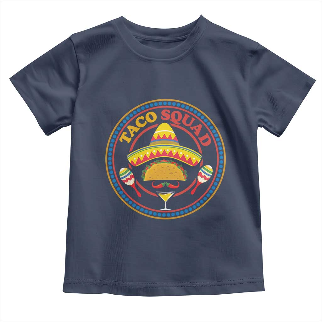 Taco Squad Toddler T Shirt Mexican Food Lovers Gift TS12 Navy Print Your Wear