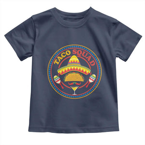 Taco Squad Toddler T Shirt Mexican Food Lovers Gift TS12 Navy Print Your Wear
