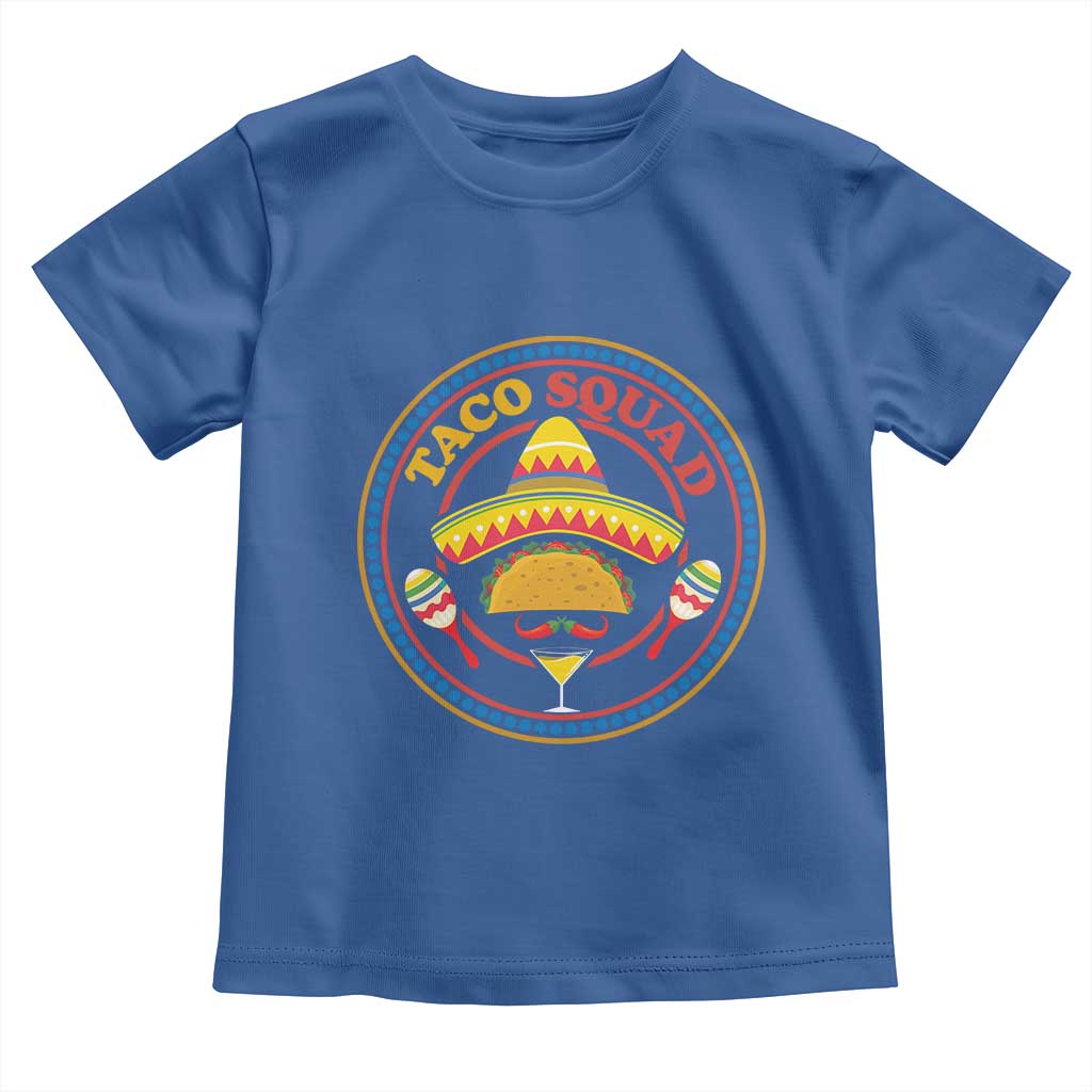 Taco Squad Toddler T Shirt Mexican Food Lovers Gift TS12 Royal Blue Print Your Wear