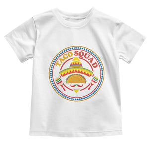 Taco Squad Toddler T Shirt Mexican Food Lovers Gift TS12 White Print Your Wear