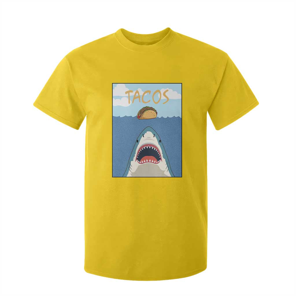 Funny Tacos Lover T Shirt For Kid Shark Attack Humor Gift TS12 Daisy Print Your Wear