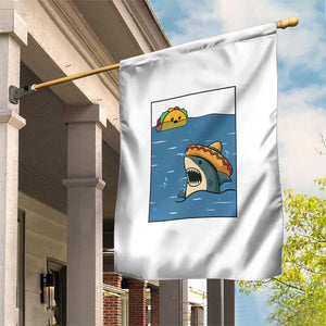Tacos Lover Garden Flag Funny Shark Humor Foodie Gift TS12 Print Your Wear