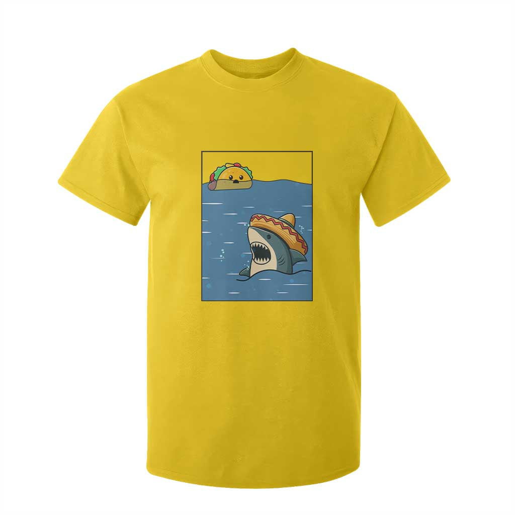 Tacos Lover T Shirt For Kid Funny Shark Humor Foodie Gift TS12 Daisy Print Your Wear