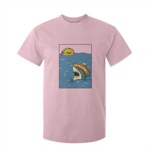 Tacos Lover T Shirt For Kid Funny Shark Humor Foodie Gift TS12 Light Pink Print Your Wear